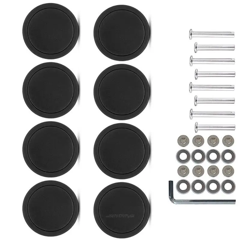 

X5xa 8pcs 55x12mm Quiclase замена изношенных багажных прядильщиков двойные колеса