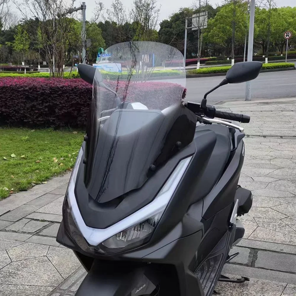 Suitable for Wuyang Honda 25 PCX160 windshield modification pcx heightened windshield accessories rain shield bracket 25 PCX160
