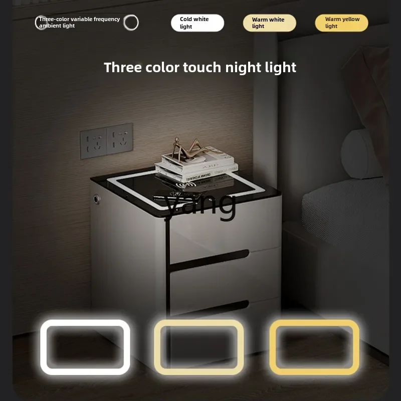 CX  intelligent simple bedside table fingerprint password box widening and deepening design hidden anti-theft