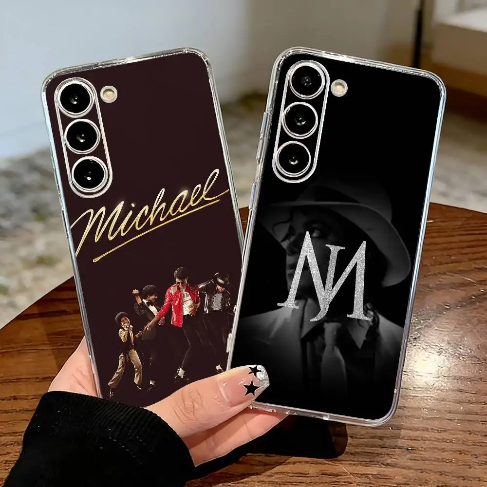 M-Michael J-Jackson Phone Case For Samsung Galaxy A71,A70,A52,A51,A40,A30 Transparent Cover