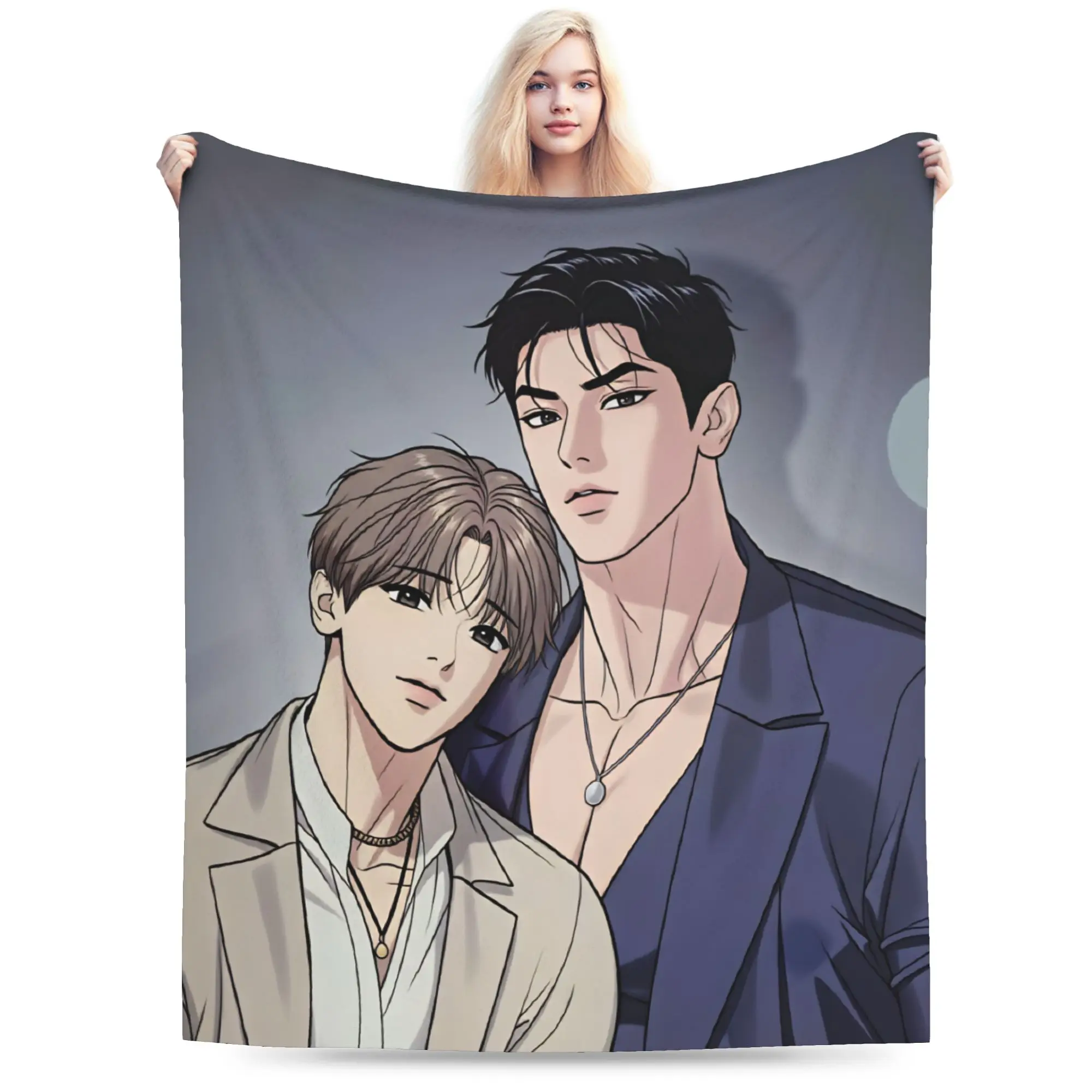 Warm Blankets Kids Camping Bl Manhwa Jinx Joo Jaekyung   Bedding Throws  Flannel Bedspread For Outdoor Novelty Sofa Bed Cover
