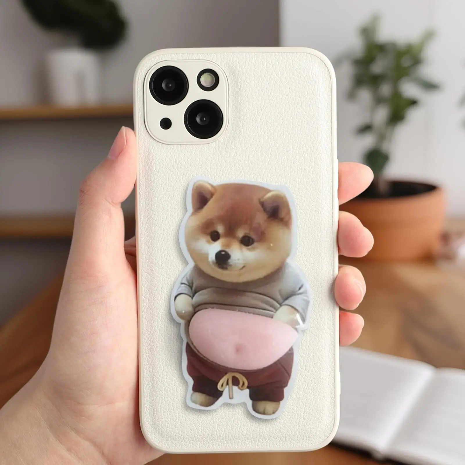 Adesivi 3D Decalcomanie per pancia di cane animale morbido Simpatici adesivi ricompensa 3D per smartphone di compleanno per insegnanti in classe