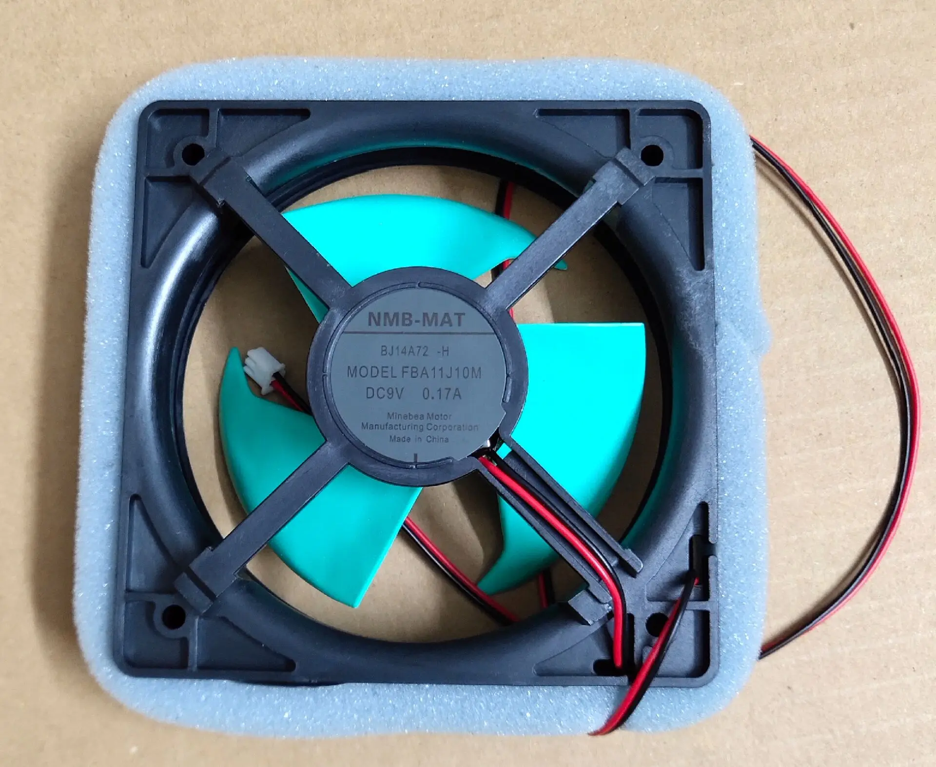 For Haier Panasonic Refrigerator Fan Motor Refrigerator Freezer Cooler NMB-MAT.FBA11J10M.DC9V 0.17A