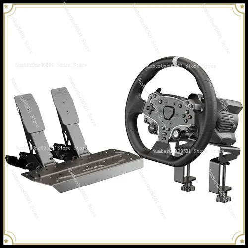 R3 Racing Simulator Game Steering Wheel, Servo Direct Drive, Base, Speed Pressure Pedal, Complete Set of Equipment, Xbox / PC
