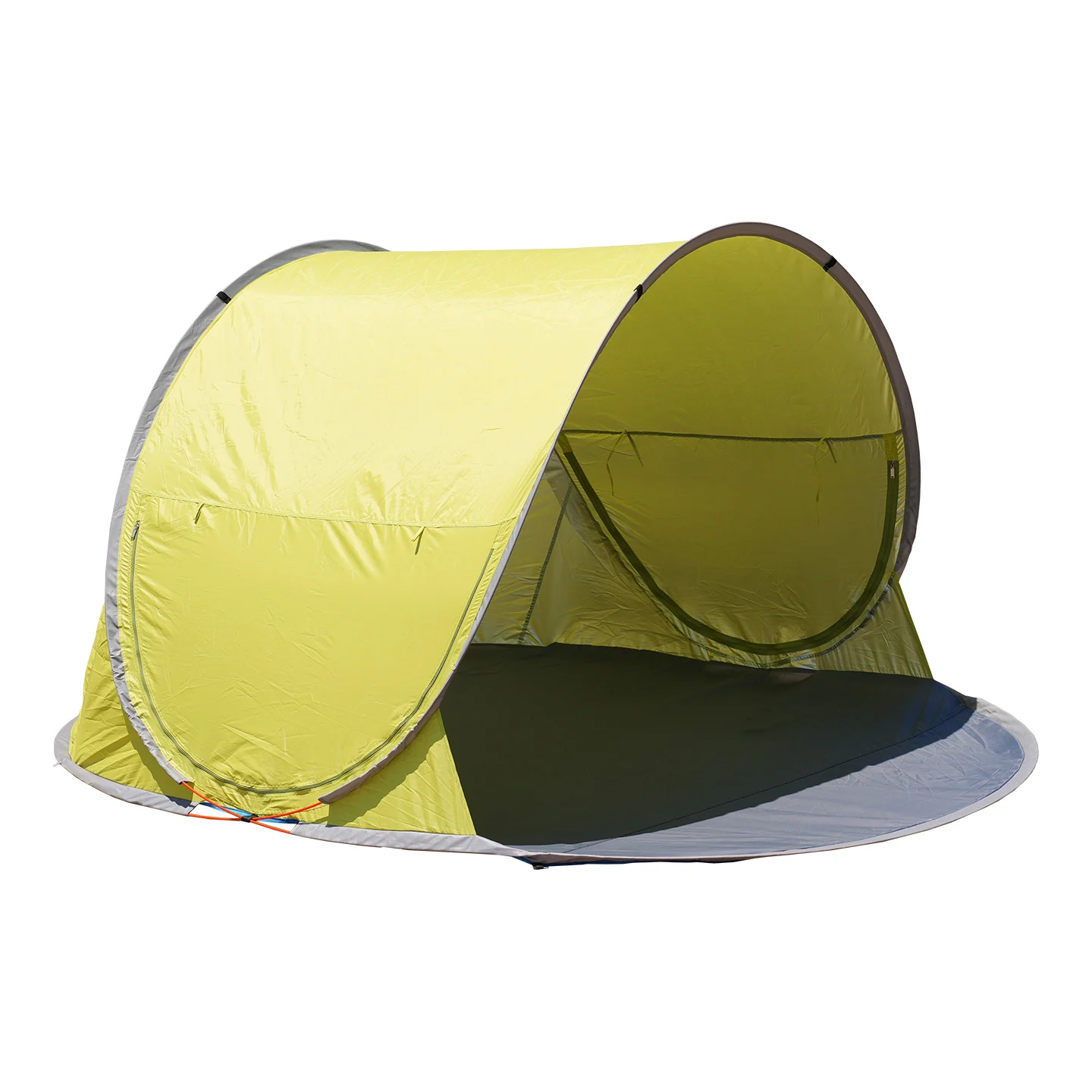 5-6 people quickly open the beach tent, sun protection and UV protection, no assembly required