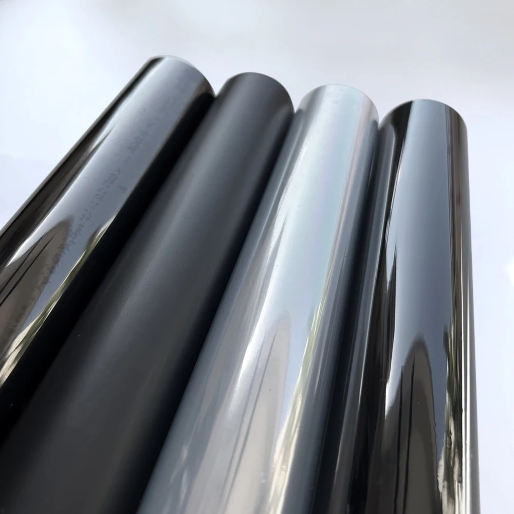 سيارة العلوي تينت الضباب الخفيف الضوء الخلفي بولي كلوريد الفينيل فيلم سيارة الضباب ضوء الضوء الخلفي الدخان الأسود التفاف غطاء الأفلام احباط ملصق سيارة الديكور #2