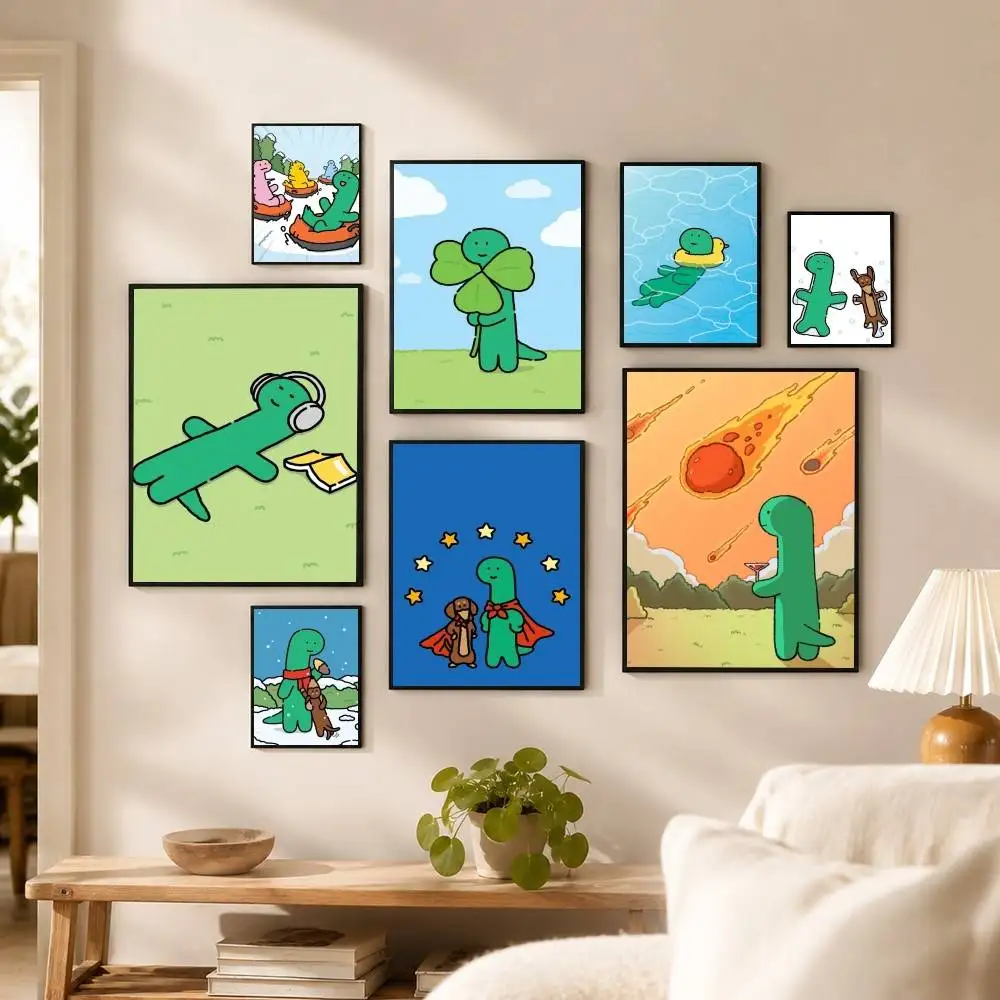 Cute J-Joguman S-Studio  Poster Waterproof Wall Art Sticker For Bar Living Room Vintage Decor High Quality Print Gift