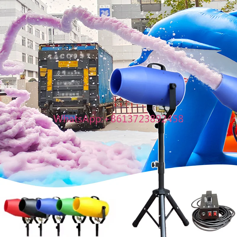 1000W Foam Machine Party Waterproof Plastic Foam Cannon Machine Foam Machine For Parties Used For Summer Pool Activities