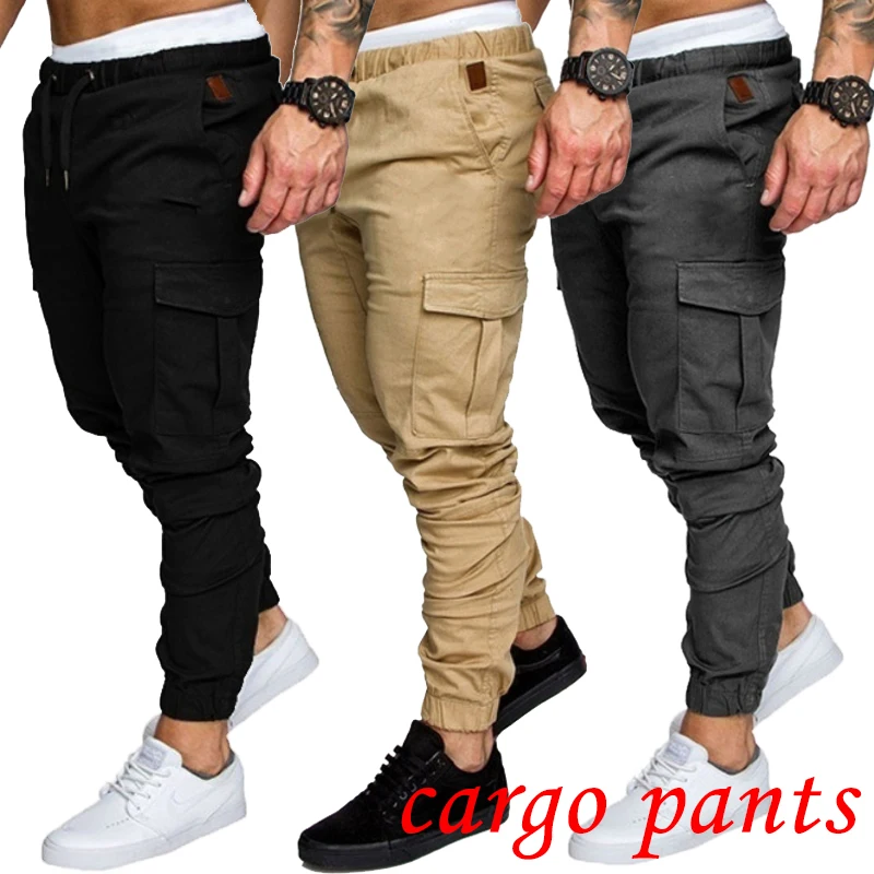 New Men Casual Drawstring Pants Jogger Pants Sweatpants Running Pants Sweatpants for Men