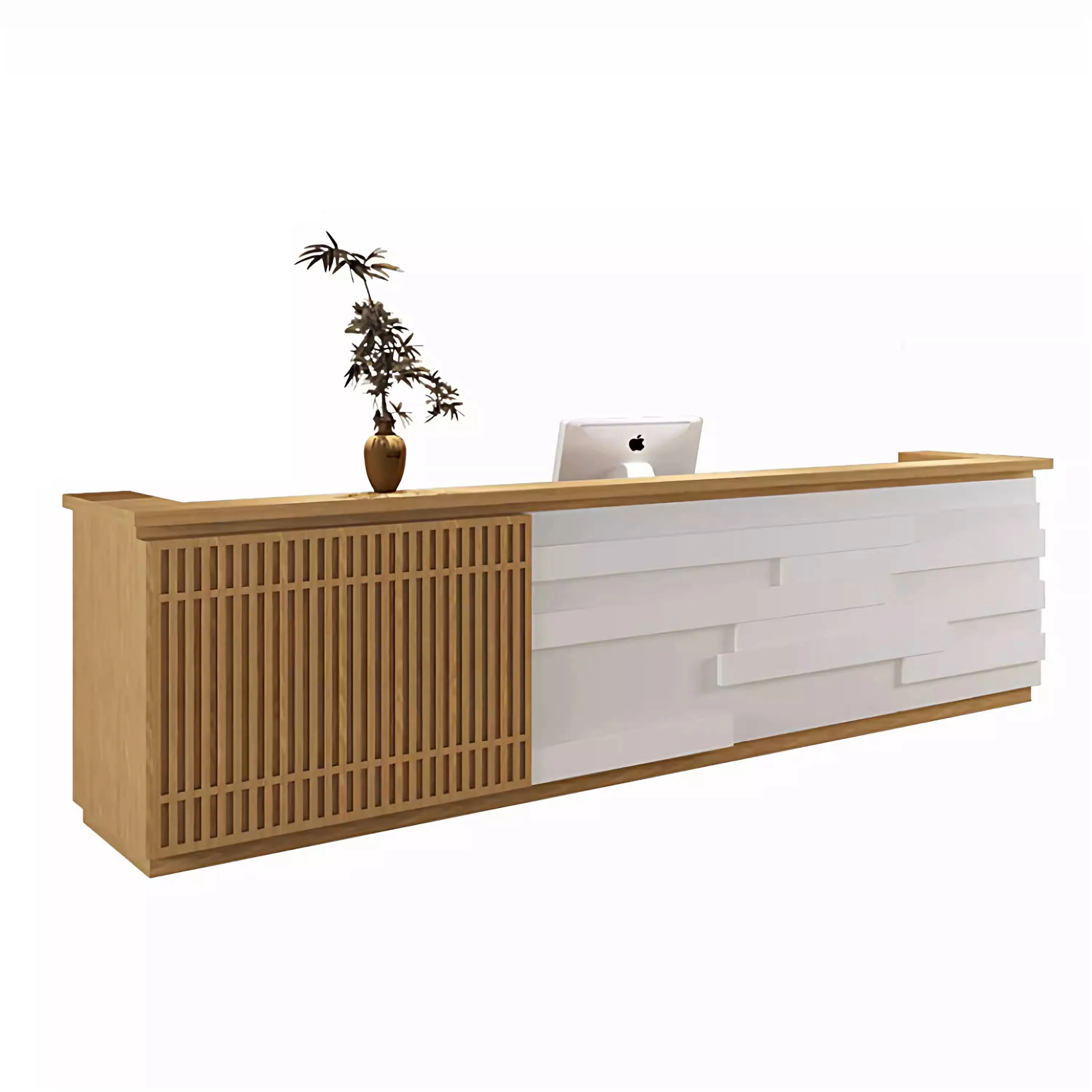 

az-Modern Minimalist New Chinese Style Front Desk for Beauty Salons, Reception Counters Tea Houses Clothing Store Checkouts@
