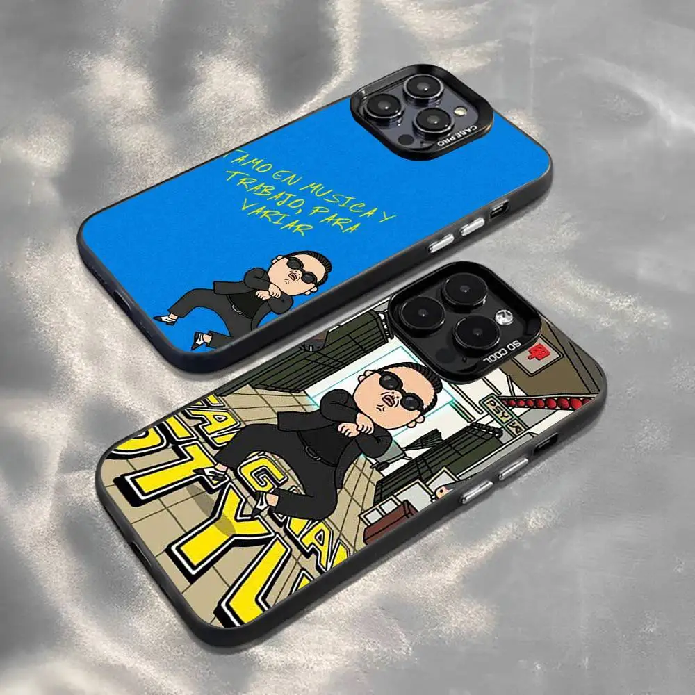 

P-S-Y Phone Case For iPhone 17,16,15,14,13,12,11 Plus,Pro Max,XS,Colorful Silver Black Cover