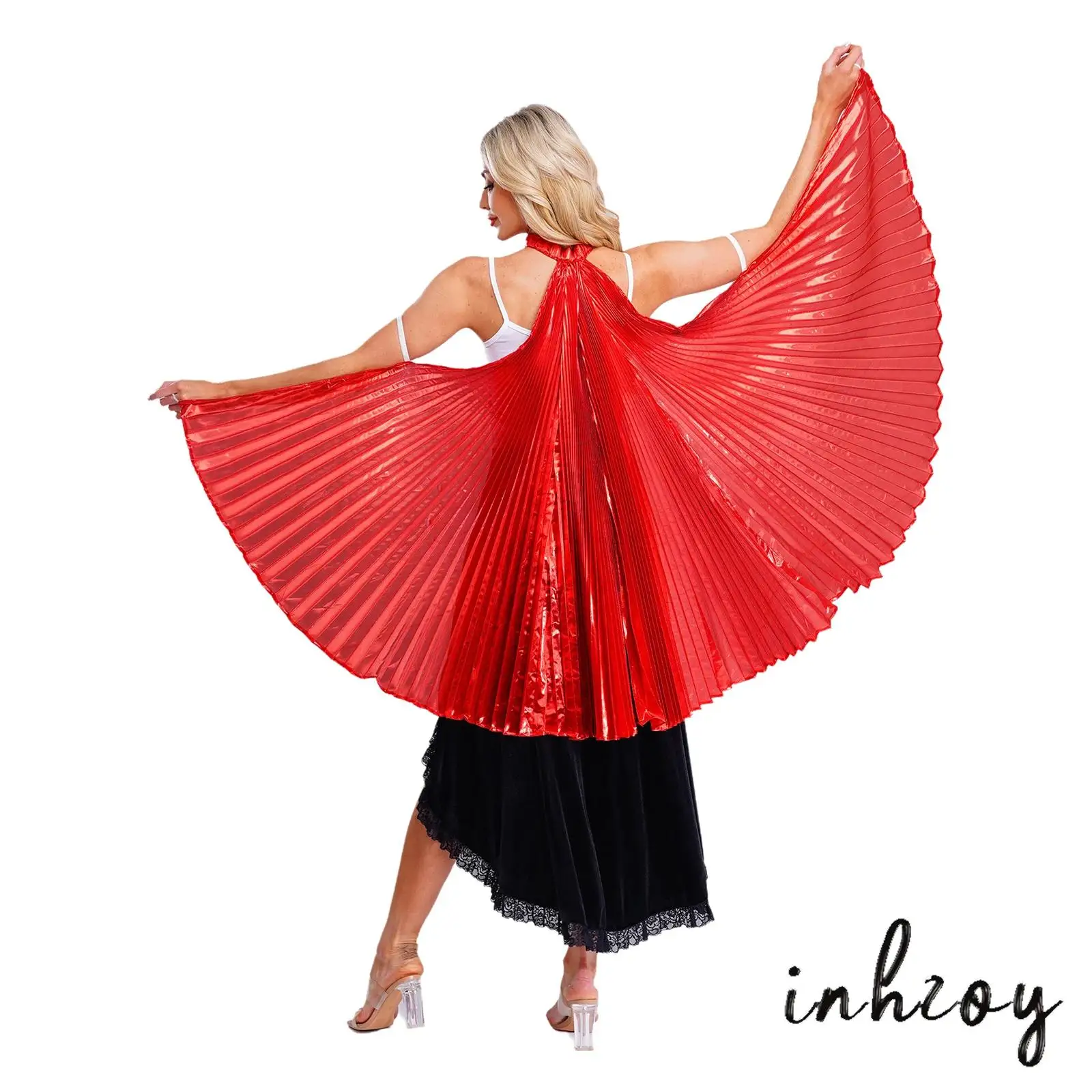 Fairy buikdansvleugels voor volwassen artiesten met volledige cirkelbeweging en lichtgewicht ontwerp, ideaal voor choreografie en recital