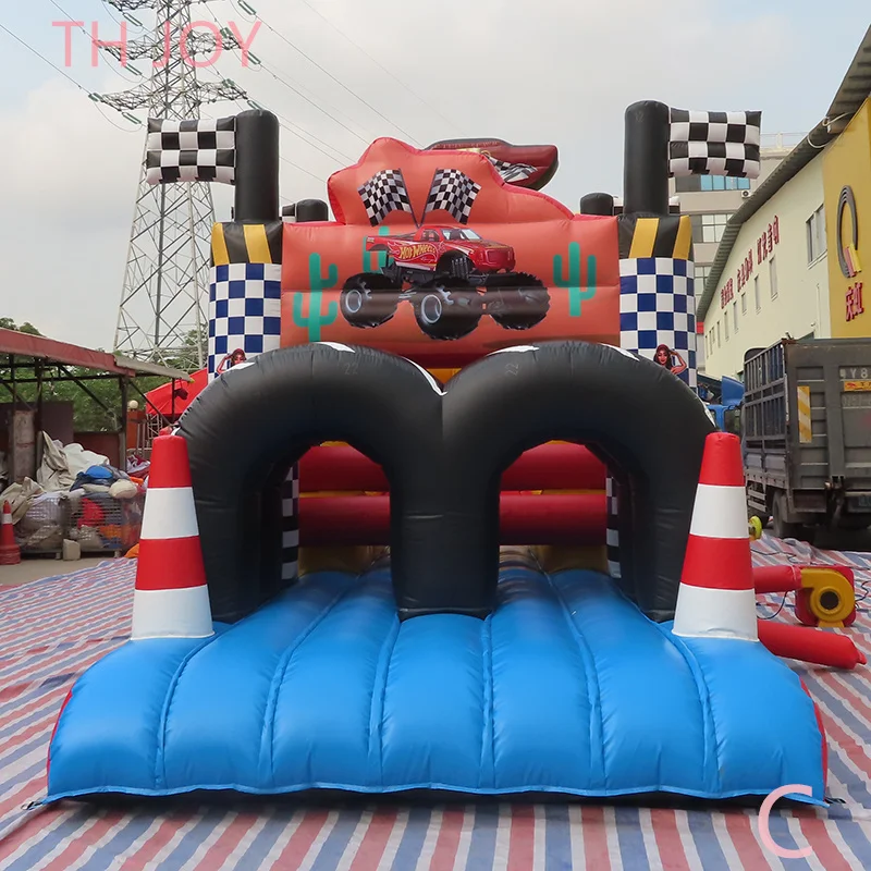 15x3m team work game inflatable obstacle course,giant commercial inflatable obstacle course rush race game bouncy slide
