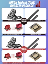 SIBOOR Voron Trident[June,2024] Booster Package1 TMC5160T or Booster Package2 TMC5160T PRO for Voron Triden 3D Printer Machines