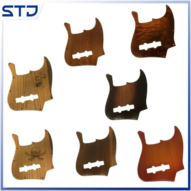 10 Holes 4 String  Advanced  JB Jazz Bass Solid wood Guitar SSH Pickguard Pick Guard Scratch Plate parts