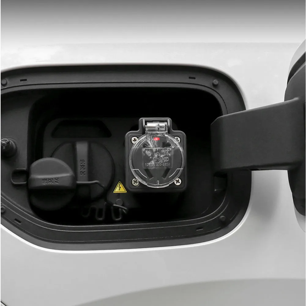 ل Changan Deepal S07 S09 S05 L07 SL03 سيارة التفريغ الخارجي المقبس ABS لهب لوازم السيارات 10A 16A سهلة التفريغ #2