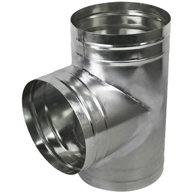 Konektor Pemisah Saluran 3 Cara Adaptor Pipa Knalpot Selang Saluran Ventilasi Udara untuk Aksesori Sistem Ventilasi Kipas 918D