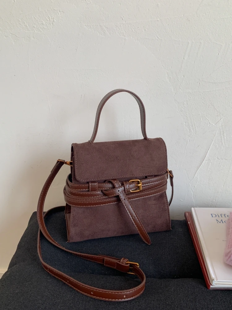 

Retro Matte Women's Crossbody Bag Faionable Versatile Single oulder Handbag High-End Sensation Unique Design Handbag