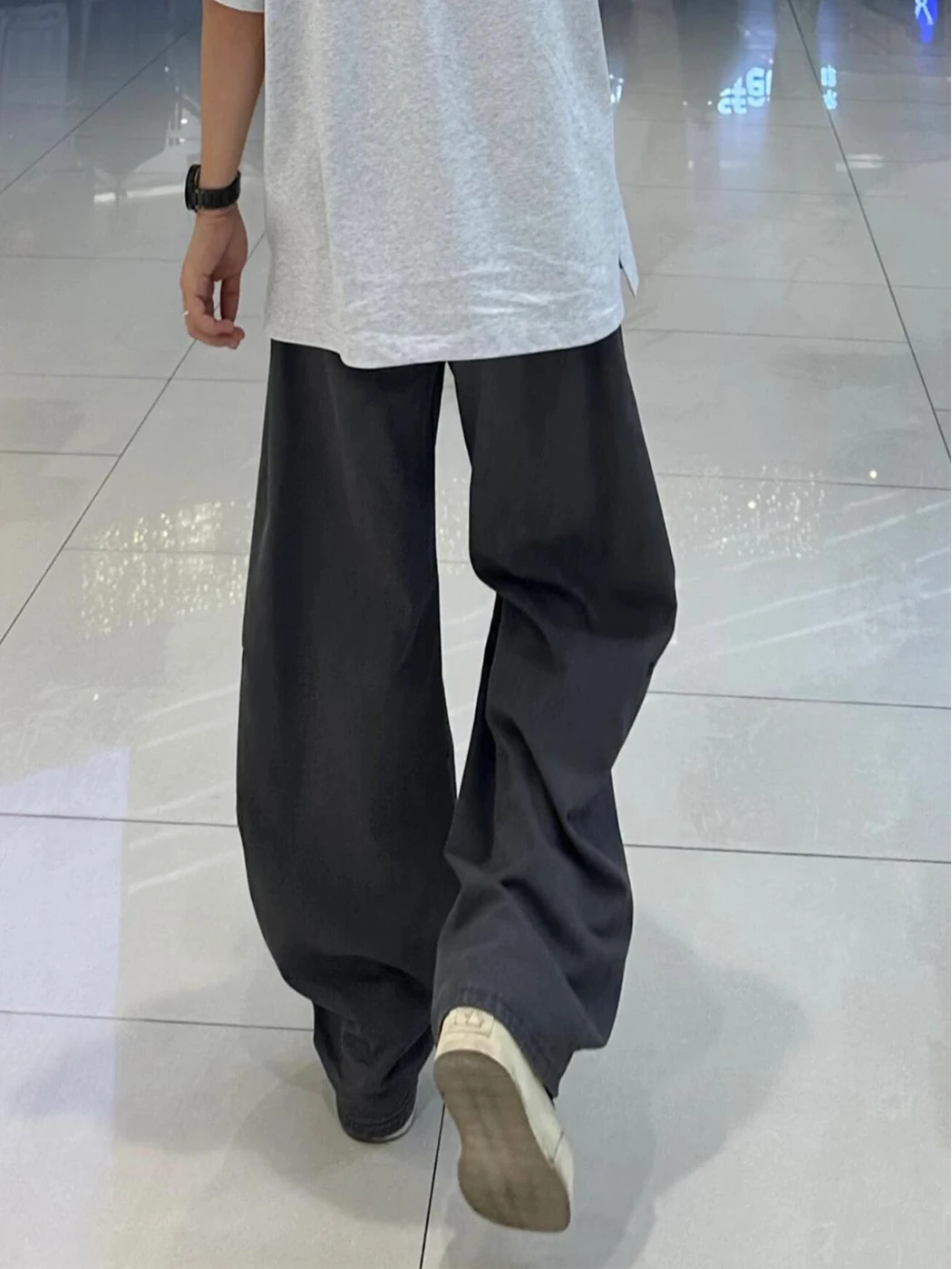 

Ey Хлопковые и льняные широкие брюки мужские летние тонкие свободные ленивые повседневные прямые спортивные брюки American High Street