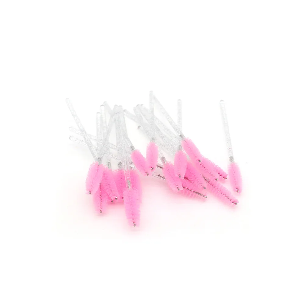 150pcs เงาทิ้ง Eyelash Applicator Wand Curler ชุดแปรงมาสคาร่า Eyebrow Grafting Eyelash Curling Comb แต่งหน้าความงามเกินไป