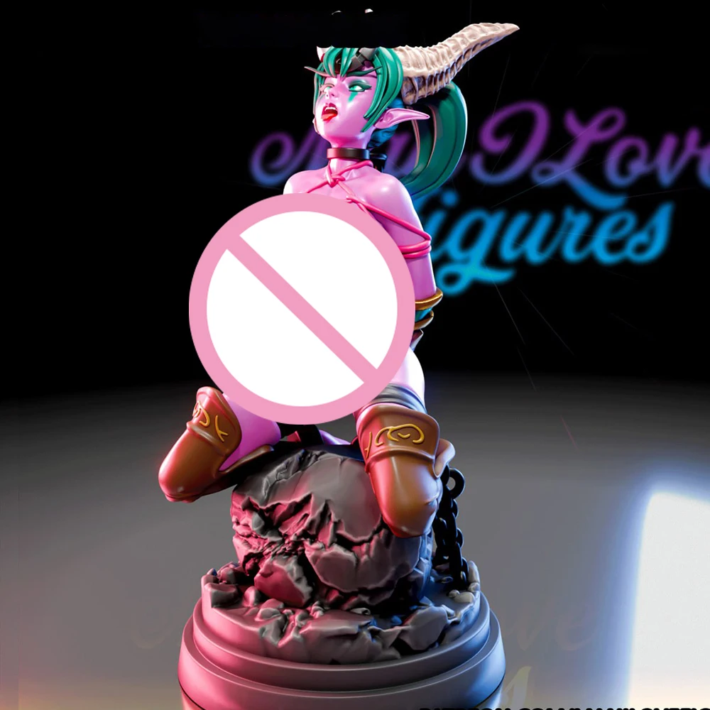 1/24 3d Printing Model Kit Schoonheid Meisje Ysera Awakened NSFW Anime Figuur Model Kit DIY Miniatuur Reductie Standbeeld Ongeverfd Speelgoed