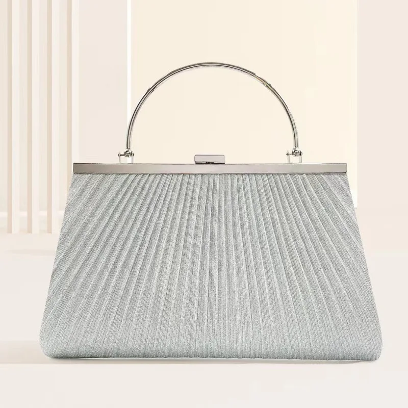 

Elegant Women Gold Evening Clutch Wedding Bag Luxury Long Purse Party Handbag Fashion Shoulder Bag Stylish Female Accessory