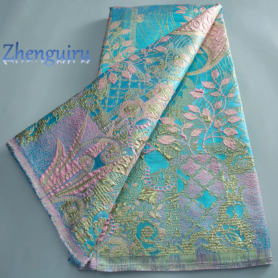 

Nigerian Brocade Organza Lace Fabrics African Jacquard Lace Fabric 5 Yards Luxury 2026 High Quality French Lace For Dress 4670