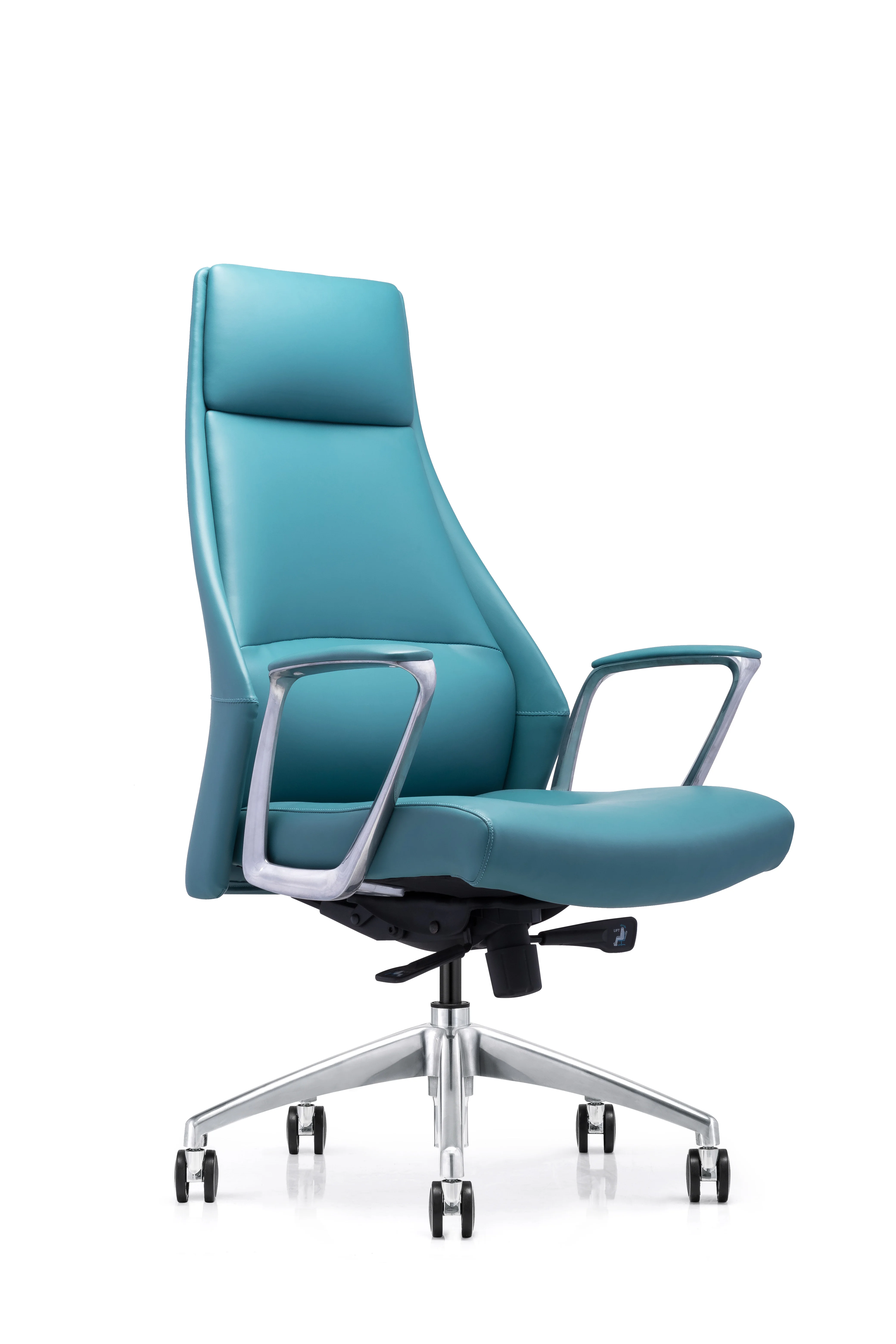 Pengpai New style high Back staff chair PU luxury Leather executive office chair image 3