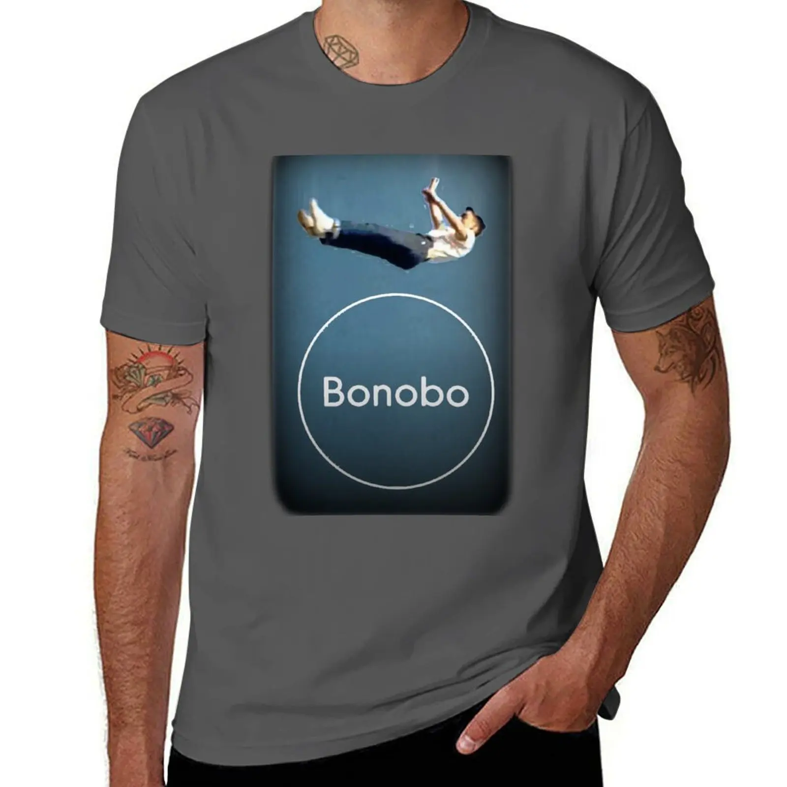 

Bonobo Cirrus Falling Up T-Shirt man t shirt designer man t shirts cotton t shirt custom print T-Shirt