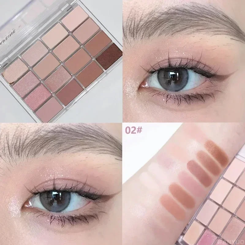 Opruiming Lage verzadiging Oogschaduwpalet Matte waterdichte oogschaduw Bruin Roze Langdurige ogenmake-up Koreaanse cosmetica