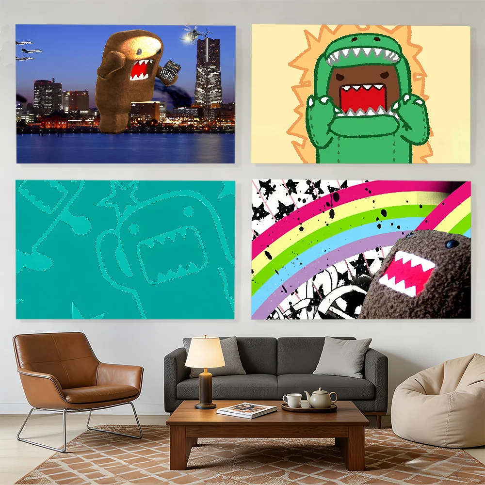 Cartoon Cute Domo flag Decorative Banners Suitable For Outdoor Camping Family Parties And Garden Walls Gift
