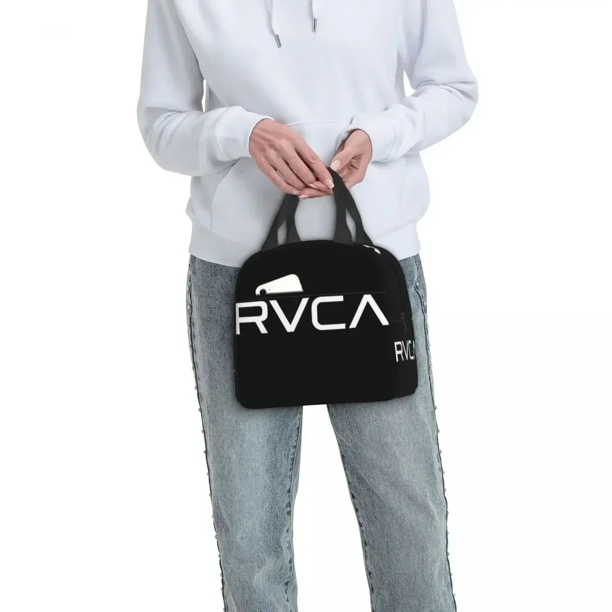 Best T-shirt Rvca Clothes Lunch Bags Insulated Bento Box Lunch Tote Resuable Picnic Bags Cooler Thermal Bag for Woman Girl