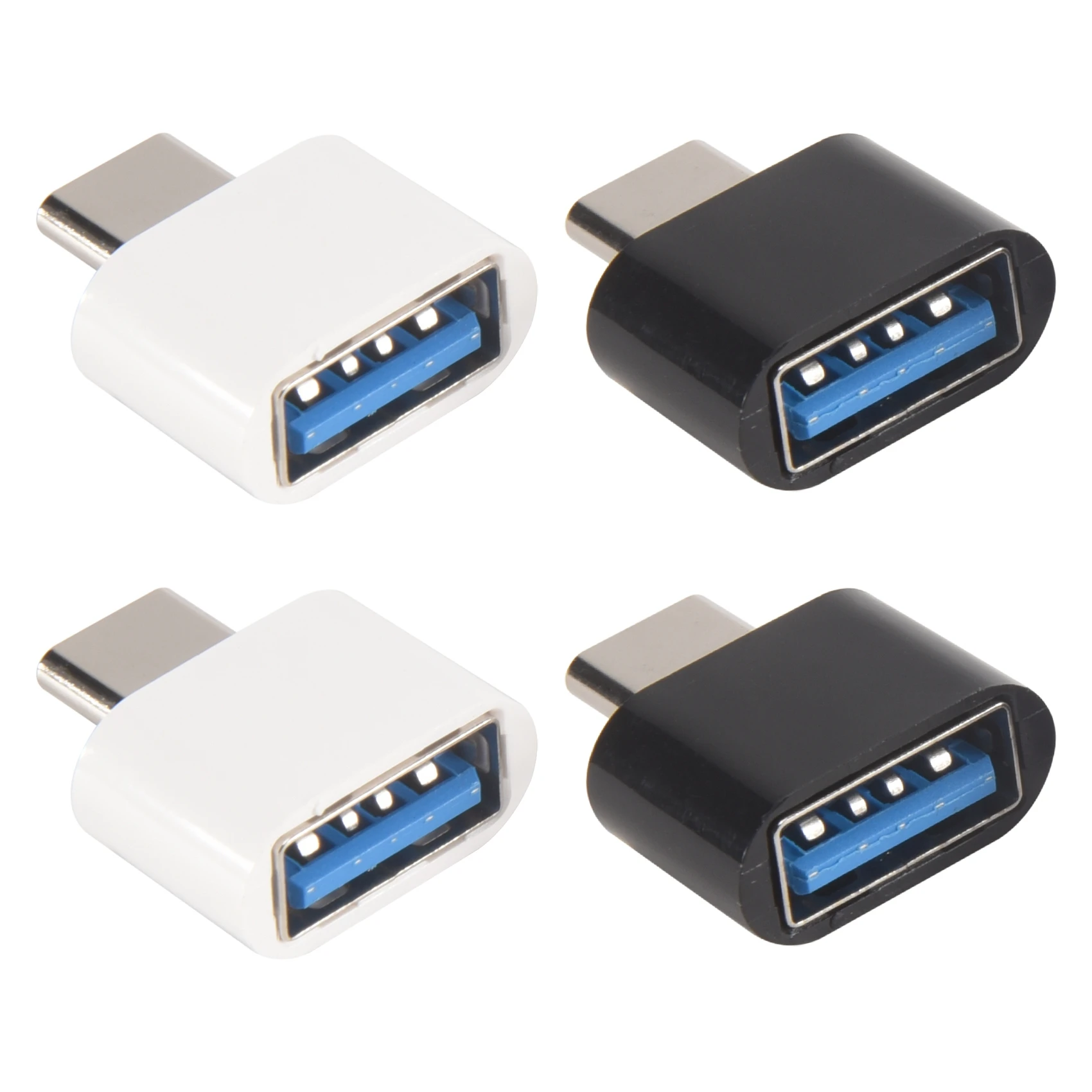ABGI 4 Pack USB C to USB Adapter USB 3.0 OTG Type C Female to USB Male for Pro for Galaxy S22 S21 S20
