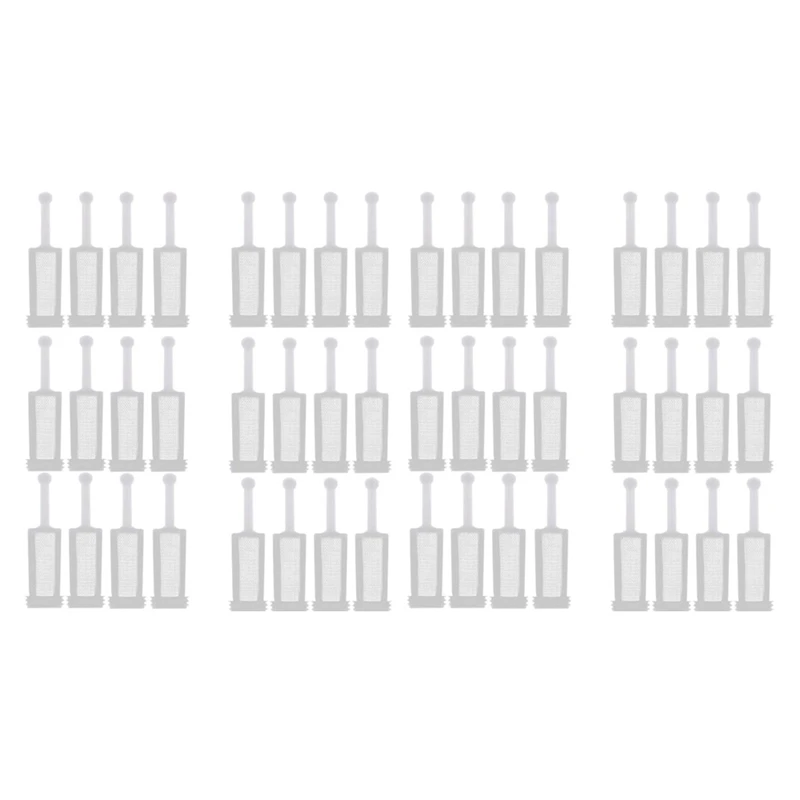 Universal Gravity Feed Pistola Filtros Malha Fina Filtro de Tinta Descartável 48 Pcs