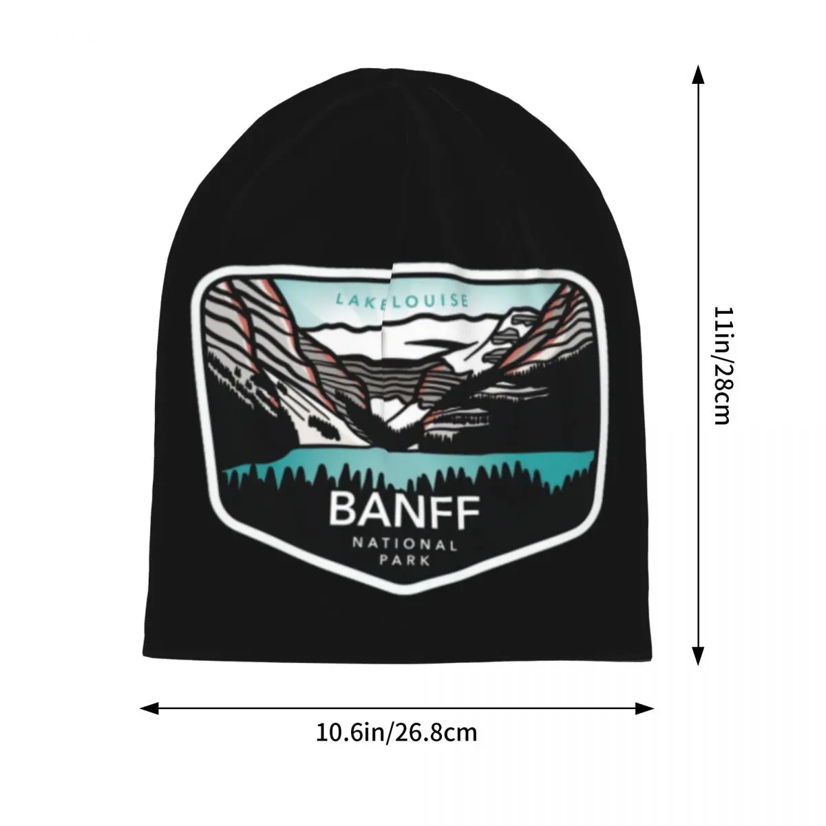 Lake Louise,Banff National Park,Alberta, Canada Warm Knitted Cap Bonnet Hat Autumn Winter Outdoor Beanies Hats for Men Women