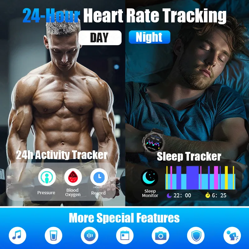 جديد GPS ساعة ذكية العسكرية الصف 170 + ساعة رياضية 1.43 بوصة AMOLED Corning Gorilla Glass السباحة 5ATM مقاوم للماء Smartwatch BT Call