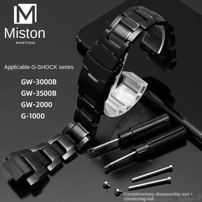 

GW-3000 Stainless Steel Strap Bracelet For G-SHOCK Aviation Casio 5121 GW-3000 GW3500 GW2500BD G-1000 Strap Watchband with tool