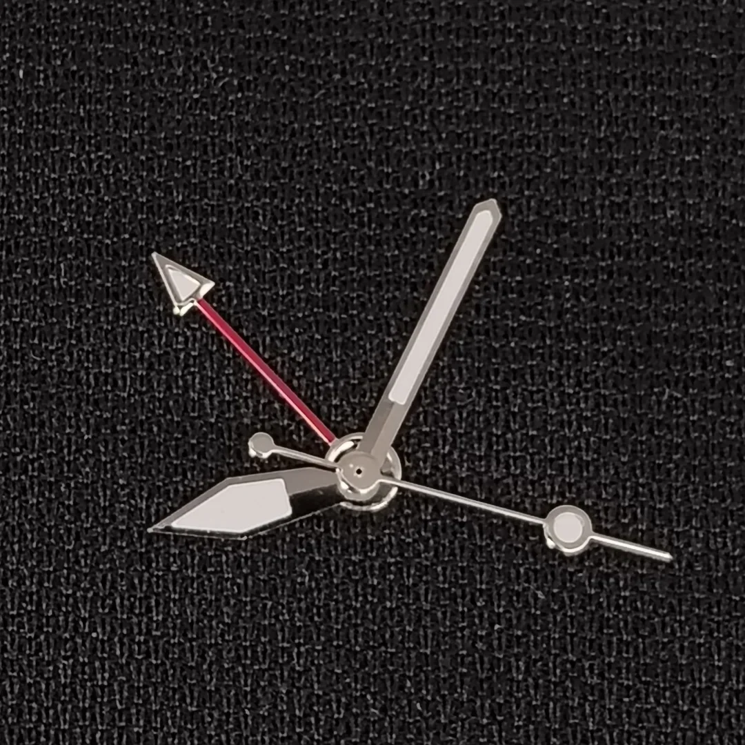 Lancette dell'orologio NH34 GMT a quattro lancette con puntatore luminoso verde Accessori per orologi per movimento NH34 o NH35