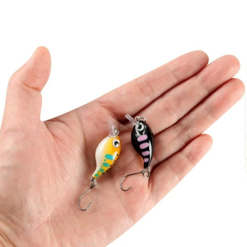 Floating Rock Little Fatty Minnow Fishing Lure 3.5cm Crankbait Hard Bait Topwater Artificial Wobbler Bass Japan Fly Fishing Acce