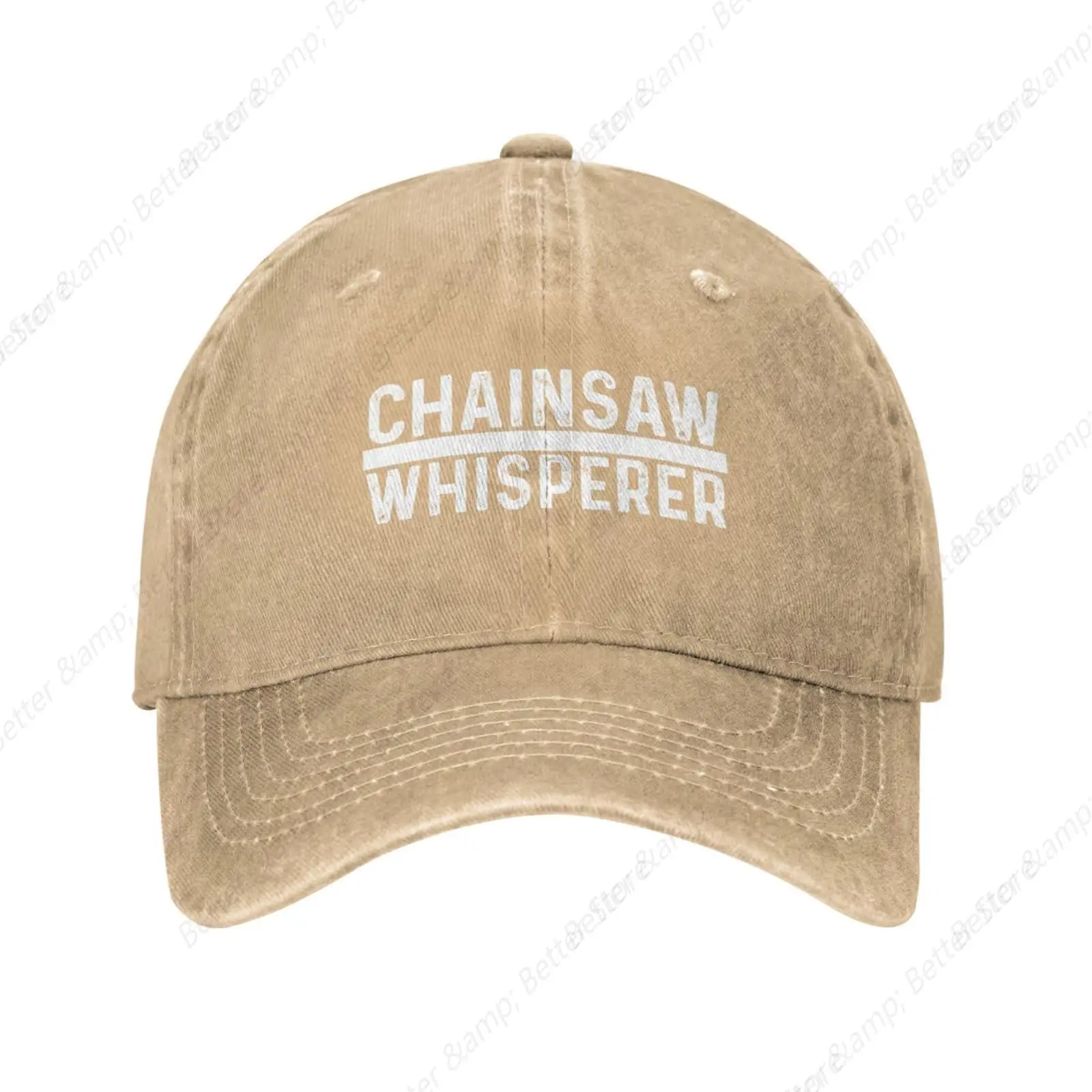 

Chainsaw Whisperer Hat Men Baseball Hats Trendy Cap Natural