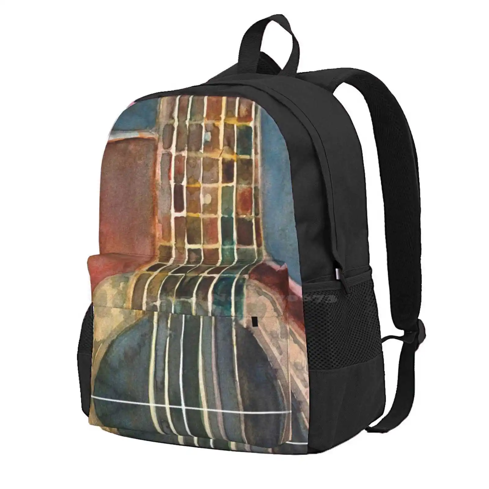 Ovation Acoustic Red Guitar Hot Sale Schoolbag Backpack Fashion Bags Acoustic Guitar Music Ovation Guitar Guitar Art Guitar