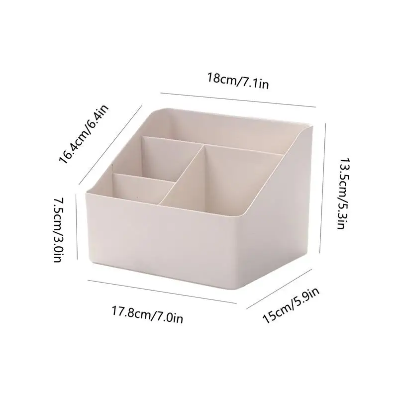 Aesthetic Desk Organizer Compartment Design Pencil Card Storage Box Nightstand Organizer Pencil Card Holder Box Small Table