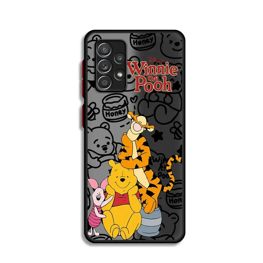 Disney Winnie The Pooh Phone Case for Samsung Galaxy Note 20Ultra 8 9 10Lite Plus A52s A21s A71 A51 A31 A70s A50s A30s A05s image 4