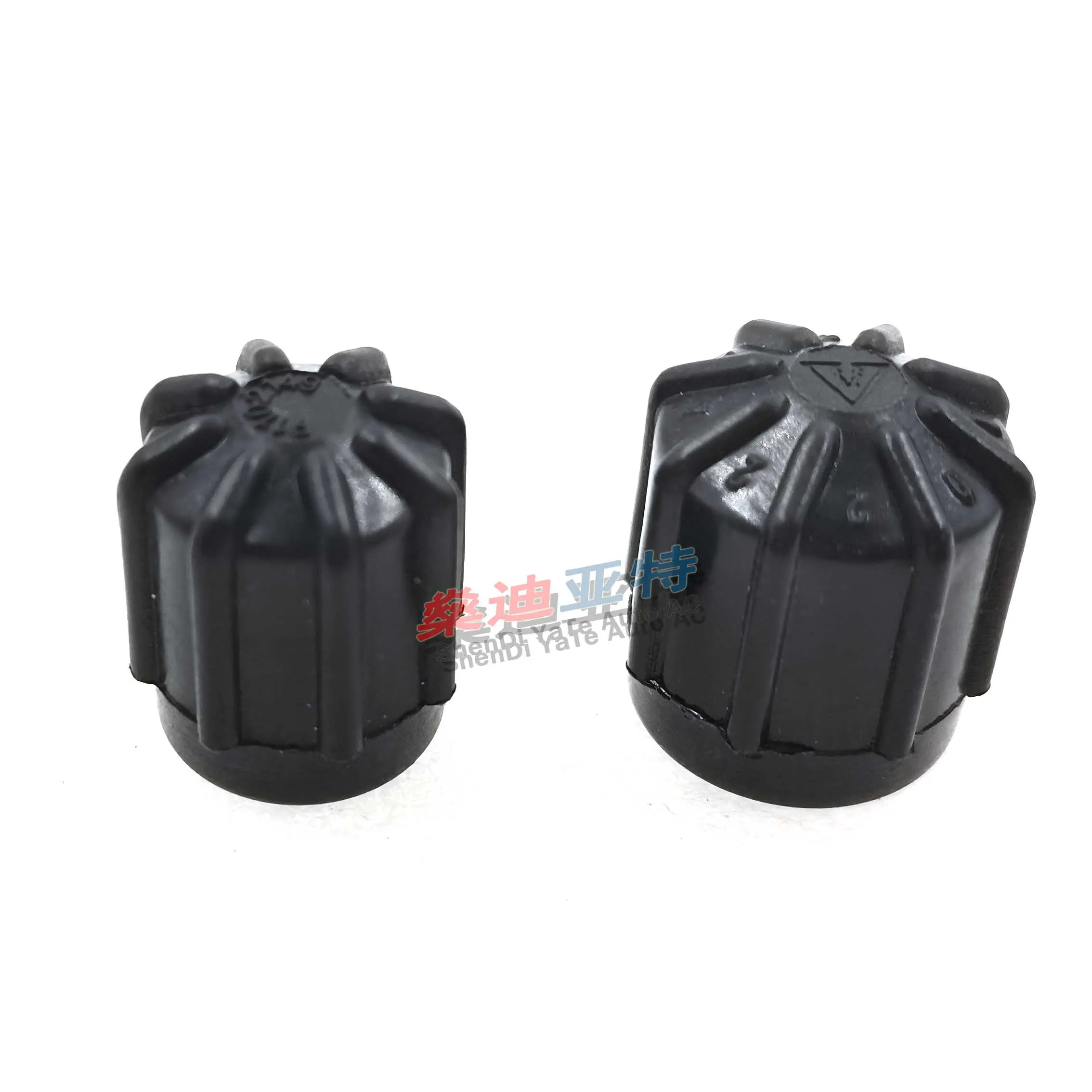 100pcs R134a Service Port Valve Dust Cap High/Low Side A/C Pipeline Replacement For Mercedes-Benz BMW VW Tiguan Magotan Sagitar