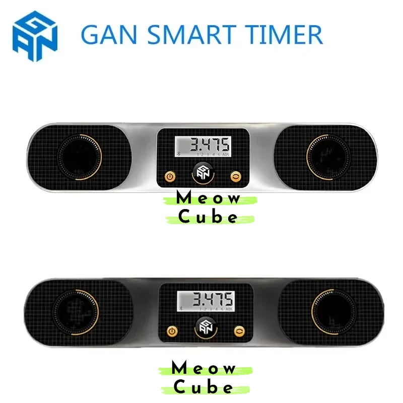 

[MeowCube] GAN Timer Black GAN Bluetooth Smart Timer Silver Speed Magico Cube Timer for Educational Magic Infinity Fidget Magico