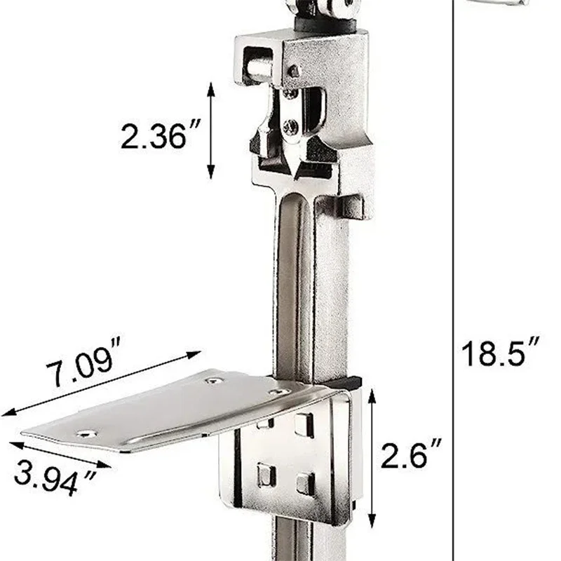 Abridor de latas de mesa para hotel comercial, abridor de garrafas, vegetais e frutas, operação simples, mesa fixa