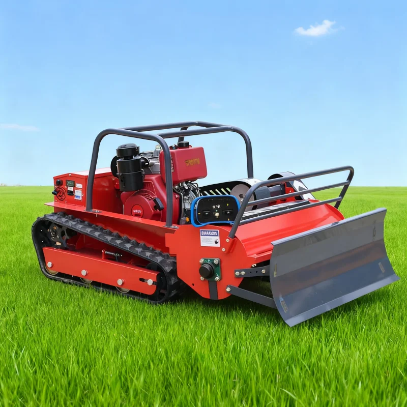 Customized CE EPA Smart Agricultural Flail Mower – RC Zero-Turn Mini Remote Lawn Mower