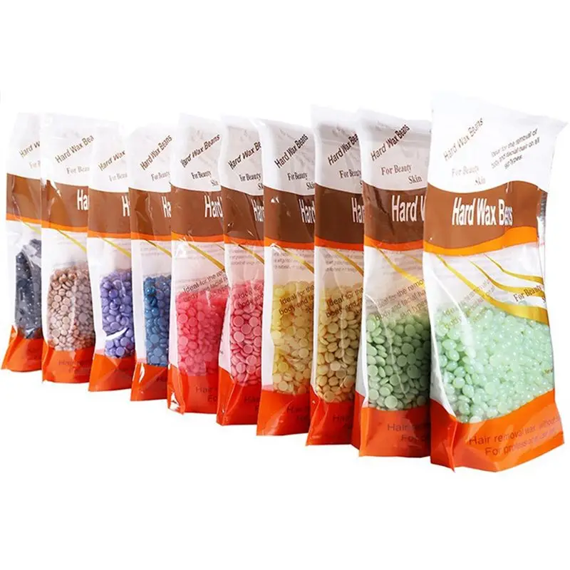مصنع جديد 300 جرام حبوب شمع لإزالة الشعر كامل الجسم فيلم ساخن الصلب مزيل الشعر الشمع الخرز لآلة سخان الشمع سهلة Inst #6