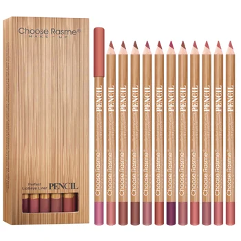 12 Color Lip Enriching Lipliner, Lip Moisturizing, Three-Dimensional Fitting, Light,…