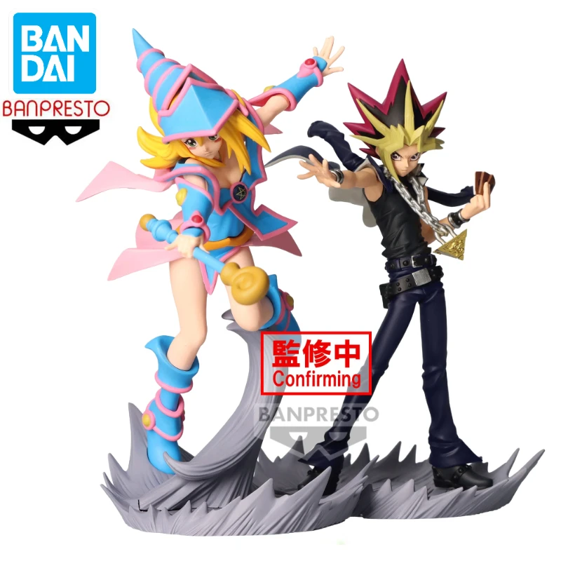 BANDAI-BANPRESTO GENKOU ZEKElli, Yu-Gi-Oh!, en stock Yami Yugi Anime Action Figure, Dark Magician Girl, Toy Gift, Model Collection